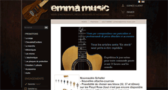 Desktop Screenshot of emma-music.com