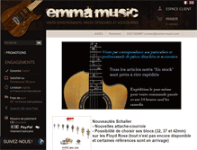 Tablet Screenshot of emma-music.com